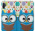 S2521 Cute Nerd Owl Cartoon Etui Coque Housse pour Samsung Galaxy Note 10 Plus
