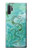 S2653 Dragon Green Turquoise Stone Graphic Etui Coque Housse pour Samsung Galaxy Note 10 Plus