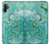 S2653 Dragon Green Turquoise Stone Graphic Etui Coque Housse pour Samsung Galaxy Note 10 Plus