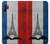 S2859 Vintage France Flag Eiffel Tower Etui Coque Housse pour Samsung Galaxy Note 10 Plus