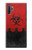 S2917 Biohazards Virus Red Alert Etui Coque Housse pour Samsung Galaxy Note 10 Plus