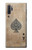 S2928 Vintage Spades Ace Card Etui Coque Housse pour Samsung Galaxy Note 10 Plus