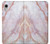 S3482 Soft Pink Marble Graphic Print Etui Coque Housse pour iPhone XR