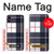 S3452 Plaid en tissu Etui Coque Housse pour iPhone X, iPhone XS