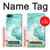S3399 Vert Marbre Imprimer Graphique Etui Coque Housse pour iPhone 7, iPhone 8, iPhone SE (2020) (2022)