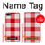 S3535 Rouge vichy Etui Coque Housse pour iPhone 7, iPhone 8, iPhone SE (2020) (2022)