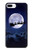 S3508 Xmas Santa Moon Etui Coque Housse pour iPhone 7 Plus, iPhone 8 Plus
