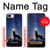S3555 Loup Hurlant Million étoiles Etui Coque Housse pour iPhone 7 Plus, iPhone 8 Plus