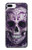 S3582 Purple Sugar Skull Etui Coque Housse pour iPhone 7 Plus, iPhone 8 Plus