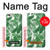 S3457 Papier Palm Monstera Etui Coque Housse pour iPhone 6 Plus, iPhone 6s Plus