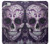 S3582 Purple Sugar Skull Etui Coque Housse pour iPhone 6 Plus, iPhone 6s Plus