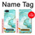 S3399 Vert Marbre Imprimer Graphique Etui Coque Housse pour iPhone 5 5S SE