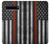 S3472 Firefighter Thin Red Line Flag Etui Coque Housse pour Samsung Galaxy S10 5G
