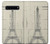 S3474 Eiffel Architectural Drawing Etui Coque Housse pour Samsung Galaxy S10 5G