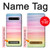 S3507 Coloré Arc-en-ciel pastel Etui Coque Housse pour Samsung Galaxy S10 5G