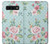 S3494 Vintage Rose Polka Dot Etui Coque Housse pour Samsung Galaxy S10 Plus