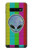 S3437 Alien No Signal Etui Coque Housse pour Samsung Galaxy S10