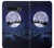 S3508 Xmas Santa Moon Etui Coque Housse pour Samsung Galaxy S10