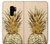 S3490 Gold Pineapple Etui Coque Housse pour Samsung Galaxy S9 Plus
