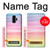 S3507 Coloré Arc-en-ciel pastel Etui Coque Housse pour Samsung Galaxy S9 Plus