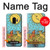 S3435 Carte de tarot Lune Etui Coque Housse pour Samsung Galaxy S9