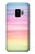 S3507 Colorful Rainbow Pastel Etui Coque Housse pour Samsung Galaxy S9