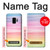 S3507 Coloré Arc-en-ciel pastel Etui Coque Housse pour Samsung Galaxy S9