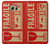 S3552 Vintage Fragile Label Art Etui Coque Housse pour Samsung Galaxy S6