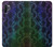 S3366 Rainbow Python Skin Graphic Print Etui Coque Housse pour Samsung Galaxy Note 10 Plus