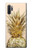 S3490 Gold Pineapple Etui Coque Housse pour Samsung Galaxy Note 10 Plus
