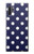 S3533 Blue Polka Dot Etui Coque Housse pour Samsung Galaxy Note 10 Plus