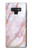 S3482 Soft Pink Marble Graphic Print Etui Coque Housse pour Note 9 Samsung Galaxy Note9