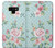 S3494 Vintage Rose Polka Dot Etui Coque Housse pour Note 9 Samsung Galaxy Note9
