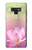 S3511 Lotus flower Buddhism Etui Coque Housse pour Note 9 Samsung Galaxy Note9