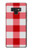 S3535 Red Gingham Etui Coque Housse pour Note 9 Samsung Galaxy Note9