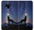 S3555 Wolf Howling Million Star Etui Coque Housse pour Note 9 Samsung Galaxy Note9