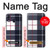 S3452 Plaid en tissu Etui Coque Housse pour Samsung Galaxy A40