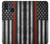 S3472 Firefighter Thin Red Line Flag Etui Coque Housse pour Samsung Galaxy A40