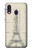 S3474 Eiffel Architectural Drawing Etui Coque Housse pour Samsung Galaxy A40