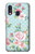 S3494 Vintage Rose Polka Dot Etui Coque Housse pour Samsung Galaxy A40