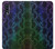 S3366 Rainbow Python Skin Graphic Print Etui Coque Housse pour Samsung Galaxy A50