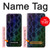 S3366 Arc en ciel Python graphique Imprimer Peau Etui Coque Housse pour Samsung Galaxy A50