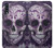 S3582 Purple Sugar Skull Etui Coque Housse pour Samsung Galaxy A50