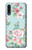 S3494 Vintage Rose Polka Dot Etui Coque Housse pour Samsung Galaxy A70
