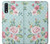 S3494 Vintage Rose Polka Dot Etui Coque Housse pour Samsung Galaxy A70