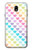 S3499 Colorful Heart Pattern Etui Coque Housse pour Samsung Galaxy J7 (2018), J7 Aero, J7 Top, J7 Aura, J7 Crown, J7 Refine, J7 Eon, J7 V 2nd Gen, J7 Star