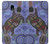 S3387 Platypus Australian Aboriginal Art Etui Coque Housse pour Samsung Galaxy J3 (2018), J3 Star, J3 V 3rd Gen, J3 Orbit, J3 Achieve, Express Prime 3, Amp Prime 3