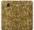 S3388 Gold Glitter Graphic Print Etui Coque Housse pour Samsung Galaxy J3 (2018), J3 Star, J3 V 3rd Gen, J3 Orbit, J3 Achieve, Express Prime 3, Amp Prime 3