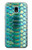 S3414 Green Snake Scale Graphic Print Etui Coque Housse pour Samsung Galaxy J3 (2018), J3 Star, J3 V 3rd Gen, J3 Orbit, J3 Achieve, Express Prime 3, Amp Prime 3