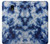 S3439 Fabric Indigo Tie Dye Etui Coque Housse pour Samsung Galaxy J3 (2018), J3 Star, J3 V 3rd Gen, J3 Orbit, J3 Achieve, Express Prime 3, Amp Prime 3